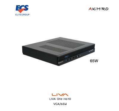 MINIPC BAREBONE (มินิพีซี) ECS LIVA One H610 (VGA/65W)